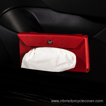 Waterproof car tissue holder sun visor napkin case